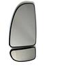 ZJYZYQ Vetro Specchio Retrovisore Lato Per Fiat Per Ducato 2002 2003 2004 2005 2006 Auto Van Riscaldata Lato Anteriore Ala Porta Specchio Di Vetro(Big and small L)