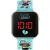 Disney lol surprise LOL4531ARG - Orologio a LED da ragazza con cinturino in silicone, Blu, Cinturino