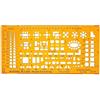 Standardgraph Architettura Stencil 1:200 - Architetti Stencil - Mobili Stencil di disegno Interior Design - Stencil di disegno tecnico - Architettura Stencil per il disegno tecnico - Scala 1:200