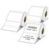 ORGBRO Etichette Termiche Multiuso per Z3 stampante termica, rettangolari Label Autoadesive per Supermercato, Piccole Imprese, 40 x 30 mm, 230 Etichette/Rotolo, 3 Rotoli, Nero su Bianco