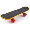 Goodplan 1 Pezzo Mini Pappagallo Skateboard in plastica Uccello Skateboard Giocattolo Pappagallo Intelligente Giocattolo per Uccello Pappagallo Nero