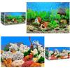 VLYX Sfondo per Acquario PVC a Doppia Faccia 62x30cm, Tema alghe e Mondo Sottomarino