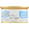Adoc Naturally Premium, Alimento Umido Complementare per Gatti, Tonnetto con Dentice, 24 Lattine da 85 g, in Gelatina, Senza Conservanti e Coloranti