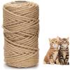 CEASELESLY 6mm*30m Corda in sisal verde,Corda Sisal per Tiragraffi,String di Canapa Per Gatti,String per Tiragraffi per Gatti Adatto per Arredare Soggiorno Giardino Ufficio Artigianato (iuta)
