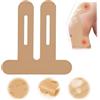 QaZanteiar 10pezzi Kinesio Tape,kinesio taping ginocchio (Beige)