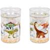 Die Spiegelburg - Bicchieri glitterati - Dino Friends