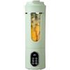 EasyByMall Frullatore portatile, miscelatore personale ricaricabile con USB, mini frullatore per frullati, succo di frutta, 8,8 x 8,8 x 26,2 cm (verde chiaro)