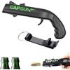 TAIXING Cap Gun Apribottiglie, Tappo Pistola Bottiglie Aperte Nero, Divertente Cavatappi Pistola per Feste in Casa, Barbecue allAperto, Gioco Creativo, Partito, Lancia i Tappi Oltre 5 Metri
