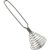 Bilkeru 1 frusta a molla in acciaio inox da 20 cm mini frusta a spirale francese frusta per uova, frusta per panna frusta frusta per panna frusta per mescolare, cuocere e cucinare (argento)