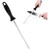 Mumjooyi Affilacoltelli Asta per Affilare i Coltelli Affilacoltelli Professionale 8inch Affilatore di Coltelli per Cucina Knife Sharpener Acciarino Affilacoltelli (A)