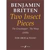Faber & Faber Two Insect Pieces: The Grasshopper/The Wasp (1935) for oboe and piano