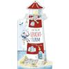 Oetinger Ein Tag im Leuchtturm: Wimmeliges, großformatiges Nordsee-Pappbilderbuch in Leuchtturm-Form für Kinder ab 2 Jahren