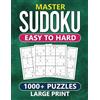 Brightfield Publications Master Sudoku: Easy to Hard 1000+ Puzzles (Large Print) for Adults - Perfect Brain Game for Beginner and Advanced Sudoku Skills