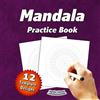 Libro Studio LLC Mandala Practice Book (12 Template Designs):: 54 Pages - Single Sided | Circular Grid Paper | Blank Mandala Paper Templates | Mandala Dotting Blanks | ... Designs, and Patterns (for Adults & Kids)