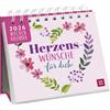 Groh Mini-Wochenkalender 2026: Herzenswünsche für dich: Tischkalender mit lieben Wünschen zum Aufstellen und mit Wochenkalendarium