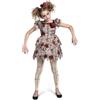 Spooktacular Creations Costume Voodoo per bambini, costume da bambola Voodoo per le ragazze che si vestono per Halloween, per i giochi di ruolo e per le feste in costume (Large (10-12 yrs), White+Red)