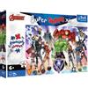 Trefl Junior - Marvel The Avengers, Il Coraggio Dei Vendicatori - Puzzle 160 XL Super Shape - Forme Pazze, Pezzi Grandi, Da Colorare Con I Personaggi Delle Fiabe, Dai 6 Anni in Su