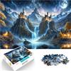 AITEXI Puzzle 1000 pezzi per adolescenti Cattedrali gotiche di montagna giochi divertenti per famiglie Giocattoli per la decorazione della casa 75x50cm