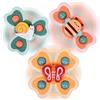 Ainiv Ventosa Spinner Top Giocattoli, 3PCS Simpatici Giocattoli per Il Bagno del Bambino, Ventose Girevoli Giocattoli per Bambini,Giocattoli Sensoriali per Bambini