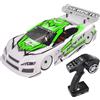 Serpent Auto da turismo 1/10 RTR, 4WD auto elettrica RC veloce con set motore brushless, parti in fibra di carbonio, parti in alluminio CNC, alta velocità, batterie e caricabatterie non inclusi (verde