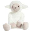 Apricot Lamb agnello giocattoli di peluche peluche pecora peluche agnello perfetto per ragazze ragazzi neonato (agnello bianco, 25 cm)