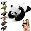 nnOuOnn Panda peluche ponderato, morbido peluche per il comfort e il relax, per adulti, compagni di abbraccio per alleviare l'ansia e sostenere il sonno (45 cm)