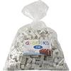 Q-Bricks Sacchetto da 250pz. Mattoncino 2X3 Bianco 713