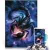 LKSDCBOT Puzzle per adulti da 2000 pezzi Scorpione Fatto di carta，Adatto a partire dai 14 anni per il gioco educativo sfida giocattolo Ottimo regalo per i videogiochi。misurare：70x100cm/27.5x39.3pollice