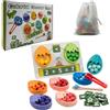 ZUNIPLEX Giochi Montessori 3 Anni,Motricità Fine | Giocattoli di Classificazione dei Colori,Regali di Pasqua per Bambini, Regali Creativi per Ragazzi e Ragazze 3 4 5 6 Anni