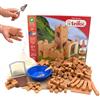 Teifoc 3500 Set Costruzione Mattoni - Castello da Costruire, Kit Creativo per Bambini 6 7 8 Anni, Giocattolo Montessori, Modellismo, Regalo per Ragazzi e Ragazze, 210 Pezzi