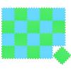 LittleTom 18 Pezzi Tappeto Gioco per Bambini in Piastrelle EVA 30x30 - Pavimento Morbido e Antiscivolo per Neonati - Superficie Puzzle Protettiva Ideale per la Cameretta dei Bimbi e Gioco a Terra