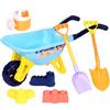 Generisch Gioco di sabbia per bambini, gioco di sabbiera luminosa per carriola, set di giocattoli di sabbia, per attività, giardino, campeggio, famiglia, casa, prato, feste, picnic, piscina