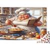 MZLPRWGQKTFD Chef Cucina Puzzle 1000 Pezzi Carta per Adulti Scena di Cucina Gioco di Puzzle 1000 Pezzi Relax Casa Famiglia Regalo 52x38cm/1000pcs