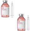 KKEGVZBYH PDRN Pink Vitamin Brightening Fiales, Essenza al DNA di salmone e vitamina B12, Idrata in profondità, riduce l'opacità, Anti-età, Dona una pelle luminosa e levigata in stile coreano