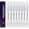 bergxperten podagen piedi, 2/4/8 Pezzi Penna Cura Piedi Donna con Pennello Integrato Cura Unghie Piedi Formula ad Asciugatura Rapida Applicazione Precisa Portatile per Uso Quotidiano