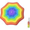 auvstar Ombrello Pieghevoli Bambino,Ombrello Automatico da Sole con Strisce Riflettenti,viaggio compatto,Piccolo Portatile Resistenti da Viaggio per Ragazzo e Ragazza (Arcobaleno)