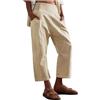 Generisch 2025 Jeans harem per donne Vestibilità ampia gamba ampia Cropped Barrel Jeans Infermiera Pantaloni Donna