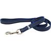 Herm Sprenger Guinzaglio gommato con cinturino da polso - blu, 200 cm (2 m)