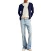 United Colors of Benetton Maglia Coreana M/L 1091d5558, Maglione Cardigan Donna, Blu Notte 016, XXS