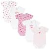Chicco Bimba 0-24 Set di 5 Body a Maniche Corte