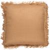 HOME DECO FACTORY, TX0304, Cuscino Waffle Ocra 40x40 cm - Tessuto per Interni Elegante e Confortevole, Ideale per Divano, Poltrona o Letto, Dona Calore e Stile alla Tua Decorazione