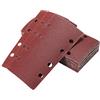 AIXMEET 40 Pezzi Fogli Abrasivi per Levigatrice Orbitale 95 x 185 mm, Grana 60 80 120 240, 10 Fori Carta Abrasiva Vetrata con per Levigatrice/Smerigliatrice