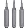 QUARKZMAN 3pz Punte Cacciavite T4 Torx 5/32 Esagonale 28mm Lunghezza Stellare aimanté 6 Punti Testa Punte Esagonali in Acciaio S2 per Cacciaviti Elettrici Manuali Riparazione Precisione