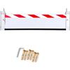 Generic Paratie Antiallagamento Per Porte Acquastop 72.5/82.5/92.5/102.5/112.5/122.5cm Barriera Contro Le Inondazioni Riutilizzabile Barriera Antialluvione(H 20,L 92.5cm)