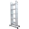 Varan Motors - DLM105 Scala, sgabello, ponteggio multifunzione in alluminio di 5,92 m, 20 pioli
