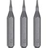 QUARKZMAN 3Pz T2 Punte Avvitatore Torx 5/32 Gambo Esagonale 28mm L | Acciaio S2, Magnetiche Stella Testa a 6 Punte, Inserti per Avvitatore Cacciaviti Elettrici e Manuali Riparazioni Precisione