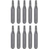 QUARKZMAN 10pz Punte Cacciavite T8H Torx 5/32 Esagonale 28mm Lunghezza Stelle Magnetiche a 6 Punti Testa Esagonale Punte S2 Acciaio Cacciavite per Cacciaviti Elettrici Manuali Riparazione