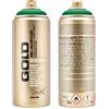 Montana Cans 285738 Spray Oro, gld400, S6010, 400 ML, Shock Green