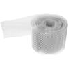 Healeved Protezione per Grondaie in Lega di Alluminio 15cm X 600cm Rete Resistente Coprizaino Biadesivo Extra Forte per Giardino e Casa