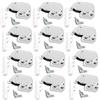 Biluer Mini Touch Fermo,Biluer 12PC Scrocco a Molla per Armadi Chiusura a Molla Touch Catch Lock Con Viti per Cassetti Pannelli Truciolari Credenze Pentole E Altri Mobili